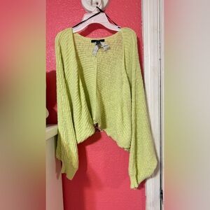 Forever 21 Lime Green Knit Sweater